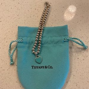 Heart Tag Bead Bracelet - Return to Tiffany NWOT